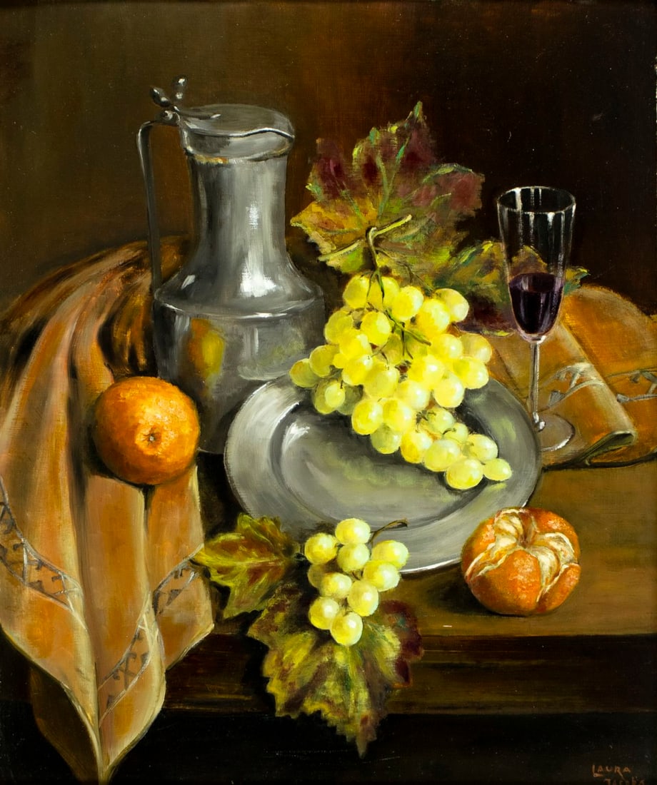 Laura Jacobs (US,20C) oil painting (1 of 12)