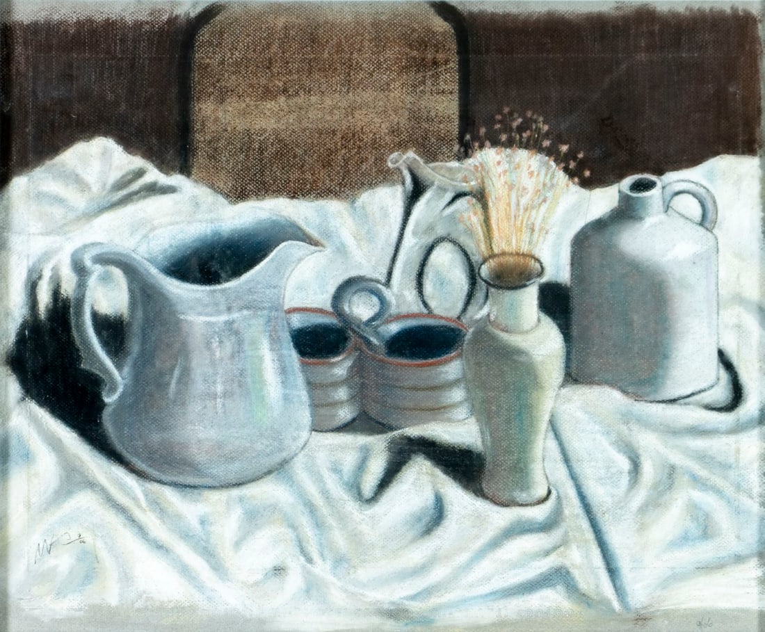 Mac (US,20/21C) pastel painting (1 of 13)