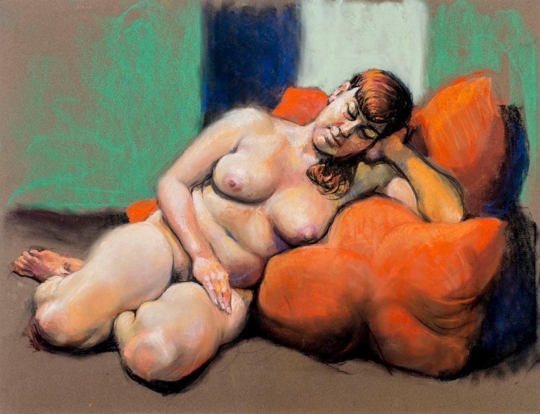 Karl Foster (PA,b 1933) pastel painting (1 of 10)