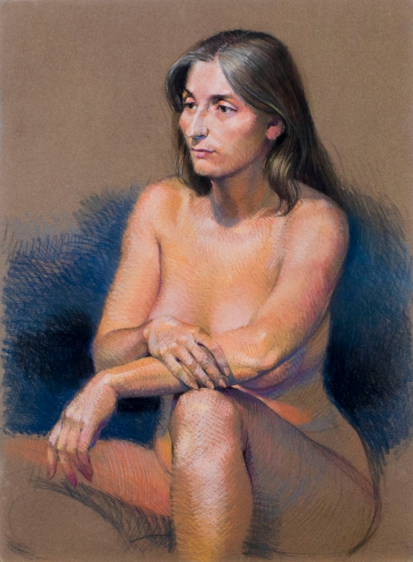 Karl Foster (PA,b 1933) pastel painting (1 of 11)