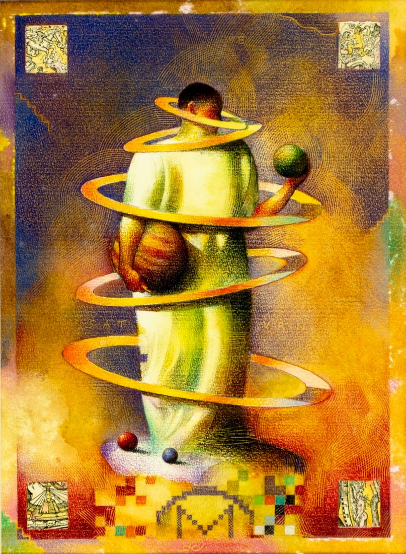 Raul Colon (NY,b 1950) watercolor painting (1 of 13)