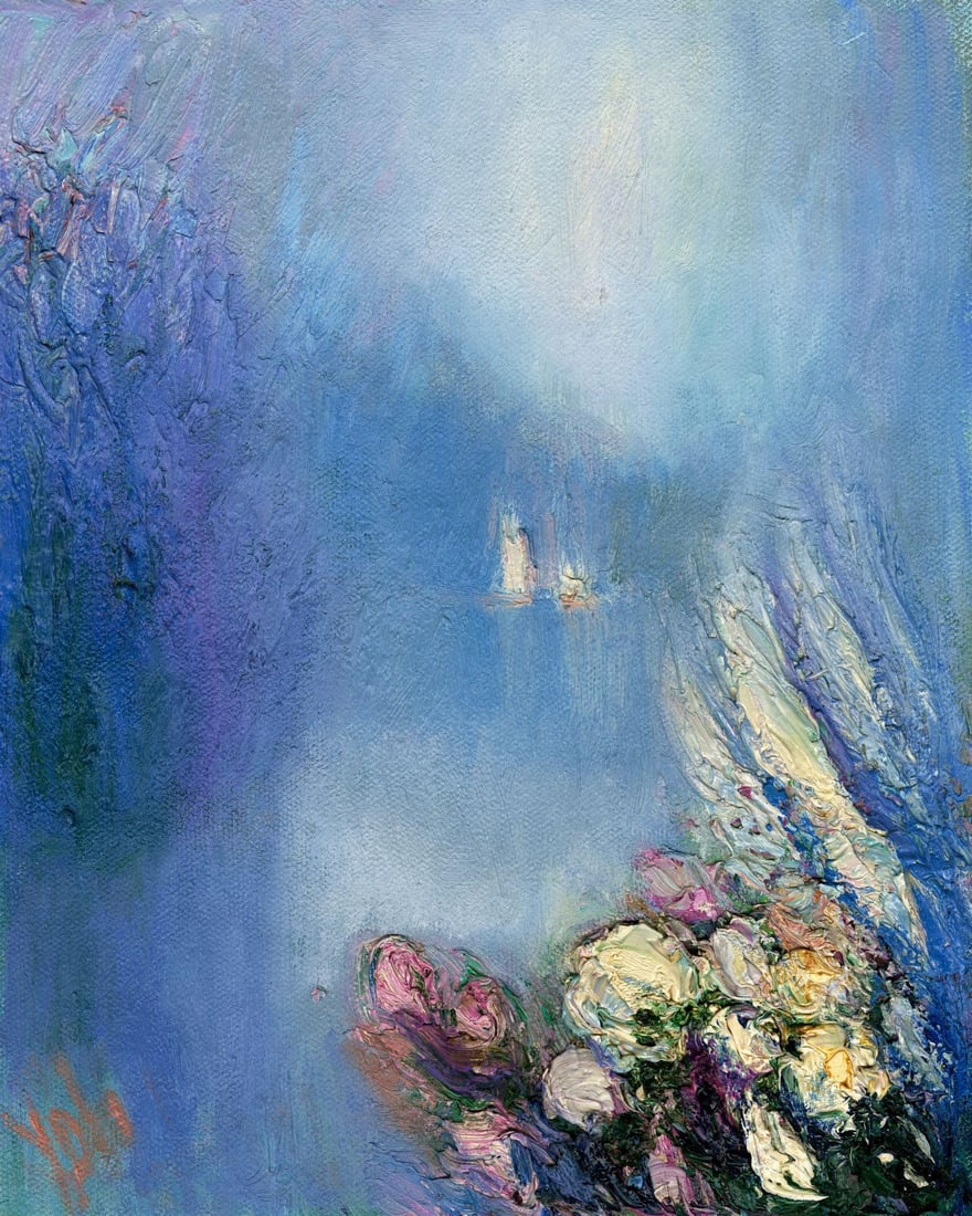 Yolanda Razzeto (Peru,1948-?) oil painting (1 of 13)