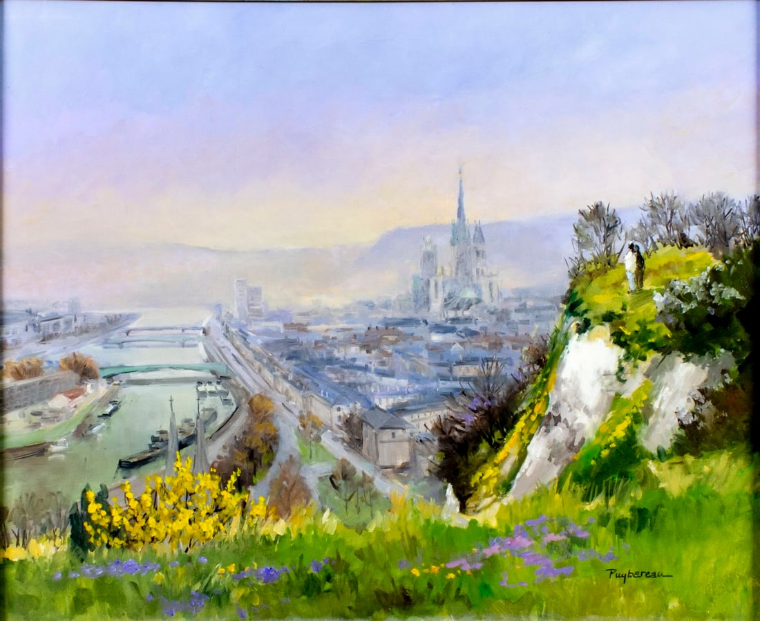 Annie Puybareau (France,b 1955) oil painting (1 of 13)