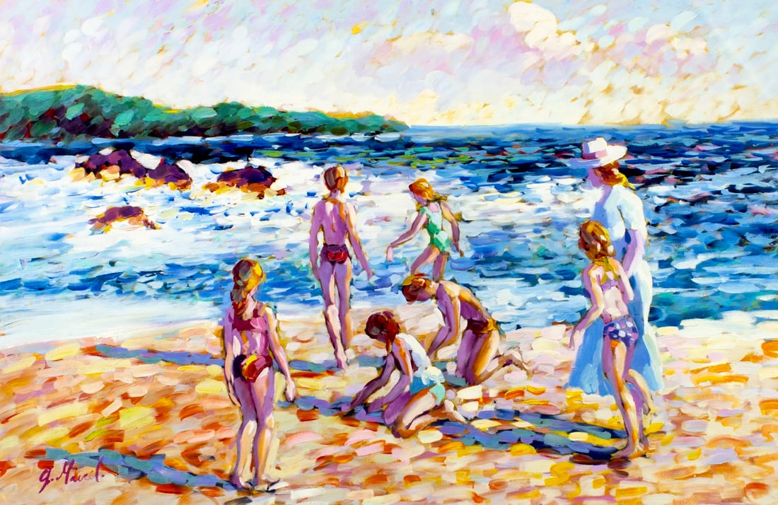 Lisandro Baylon (Argentina,US,1951-?) oil painting (1 of 13)