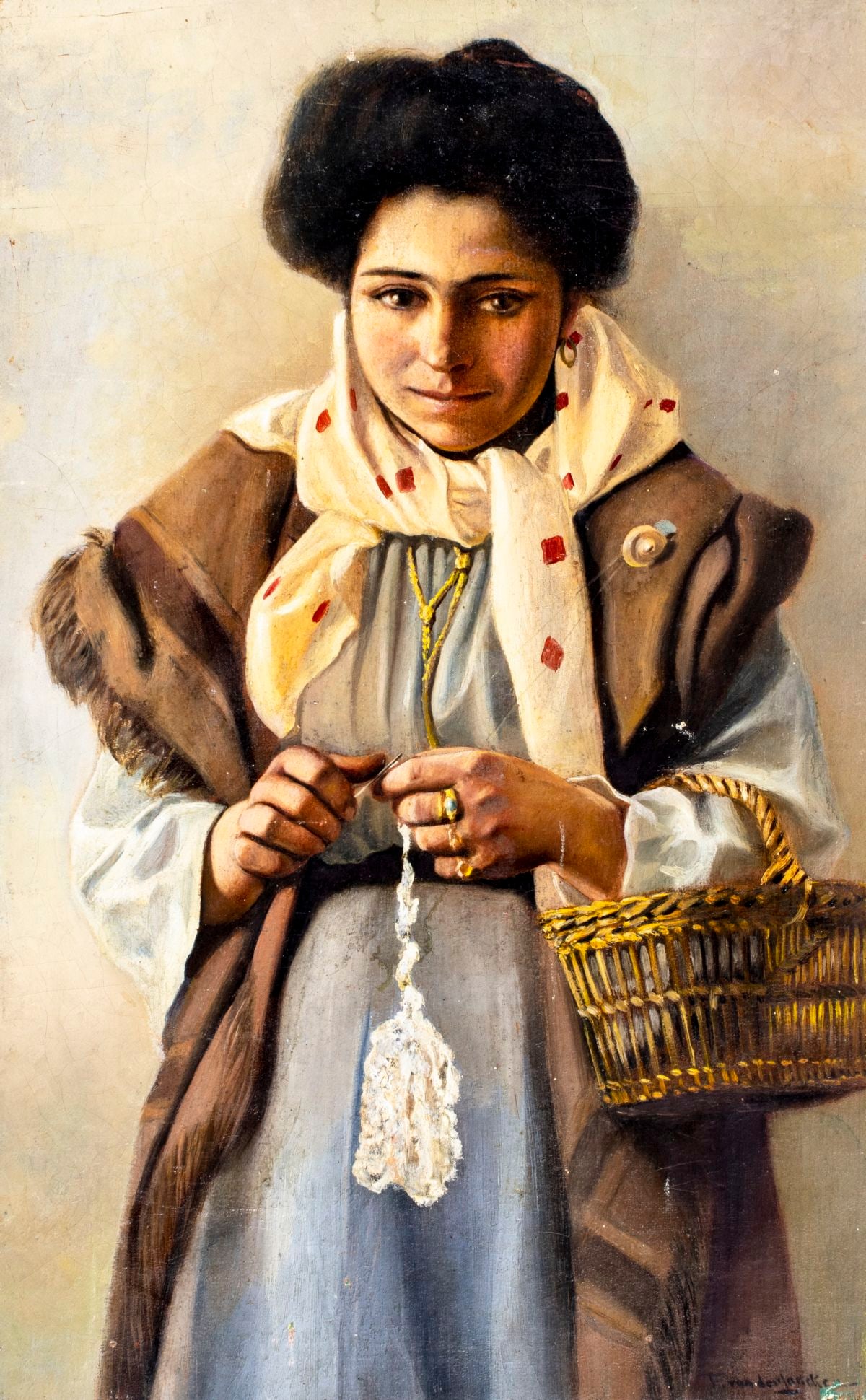 Frank Von Der Lancken (OK,1872-1950) oil painting (1 of 12)