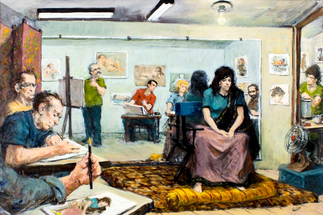 Henry Gillette (NY,Mexico,Italy,1915-2003) oil painting (1 of 12)