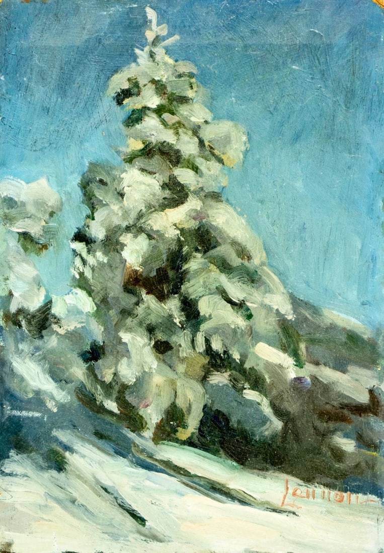 Bernard Lennon (NY,CT,1914-1992) oil painting (1 of 12)