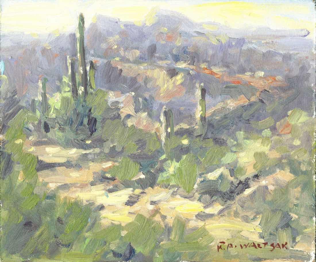 Robert Waltsak (NJ,b 1944) oil painting (1 of 13)