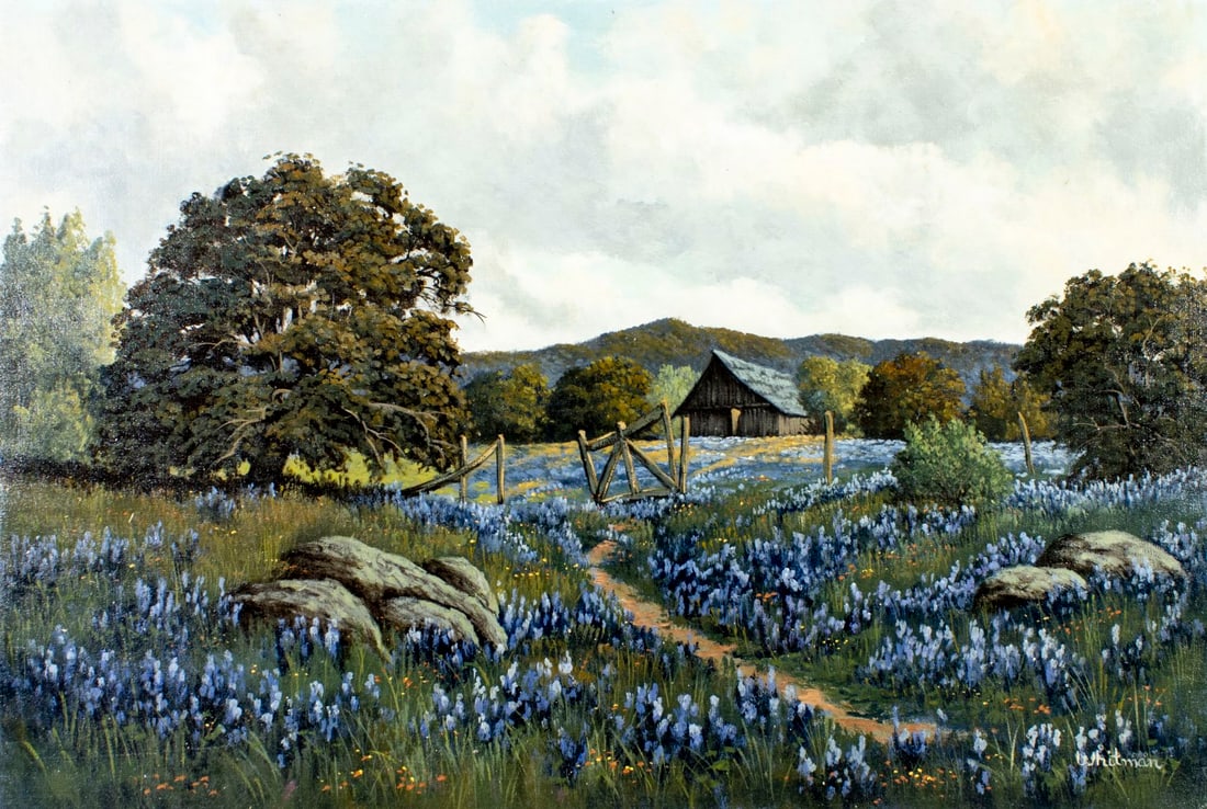 Whitman (TX,20C) oil painting (1 of 13)