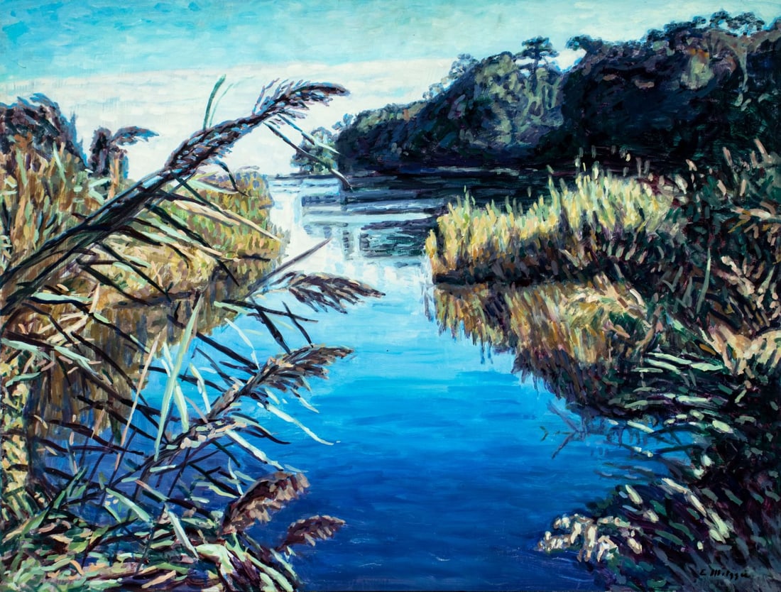 Evelyn Metzger (NY,Brazil,1911-2007) oil painting (1 of 12)