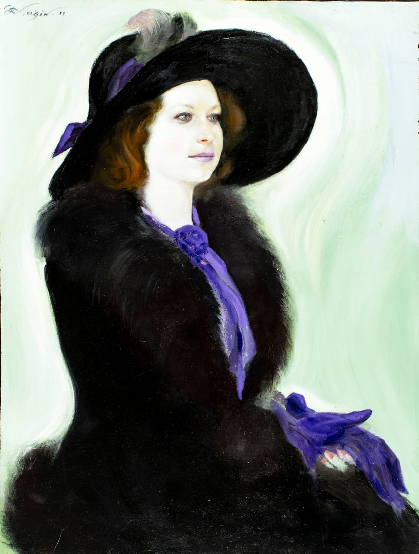 Mihail Zviagin (Russia,US,1931-?) oil painting (1 of 12)