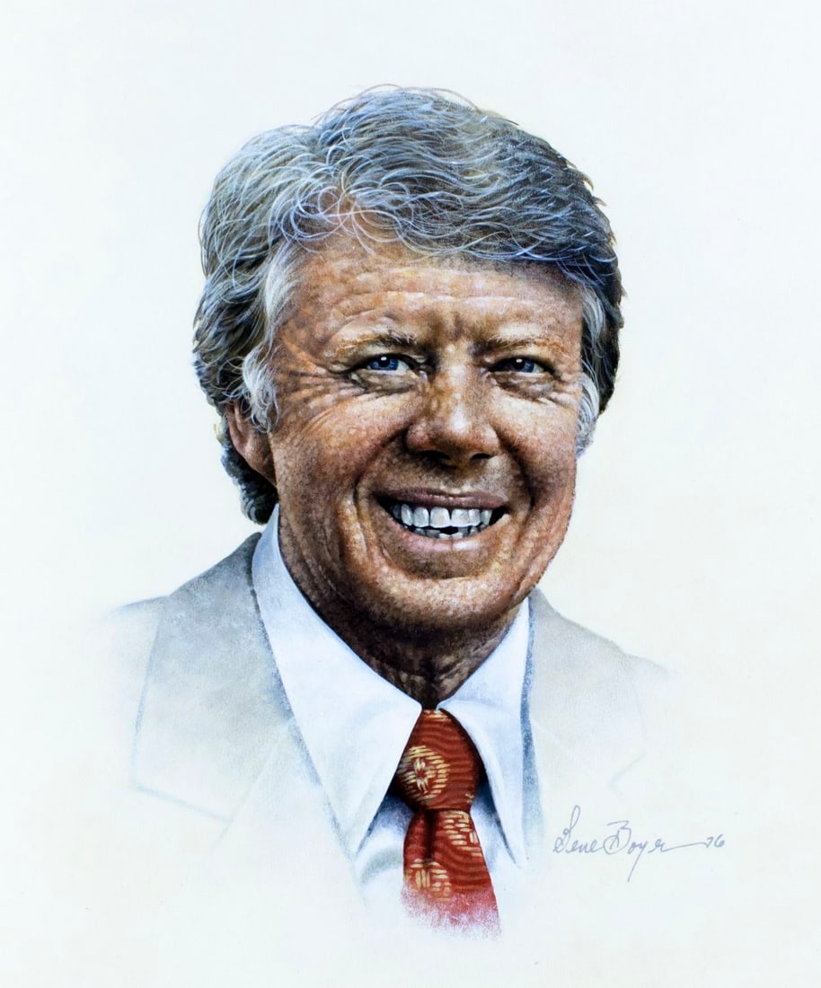 Gene Boyer (US,20C) oil painting (1 of 12)