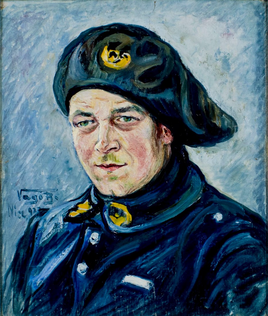 B Vago (Hungary,France,early 20C) oil painting antique (1 of 13)