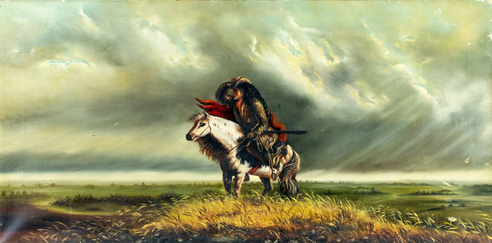 L B King (US,early 20C) oil painting antique (1 of 12)