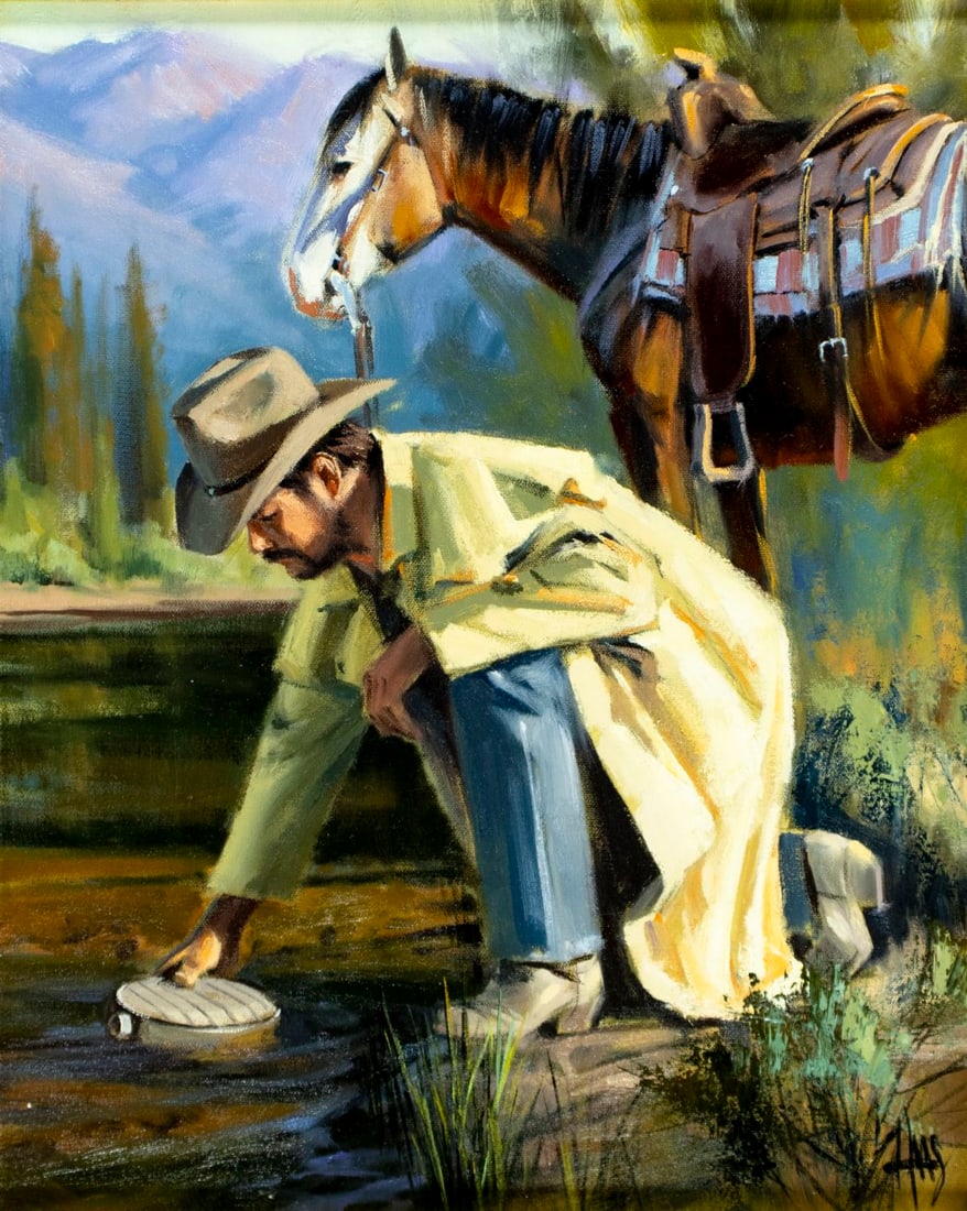 Tom Haas (AZ,b 1952) oil painting (1 of 12)