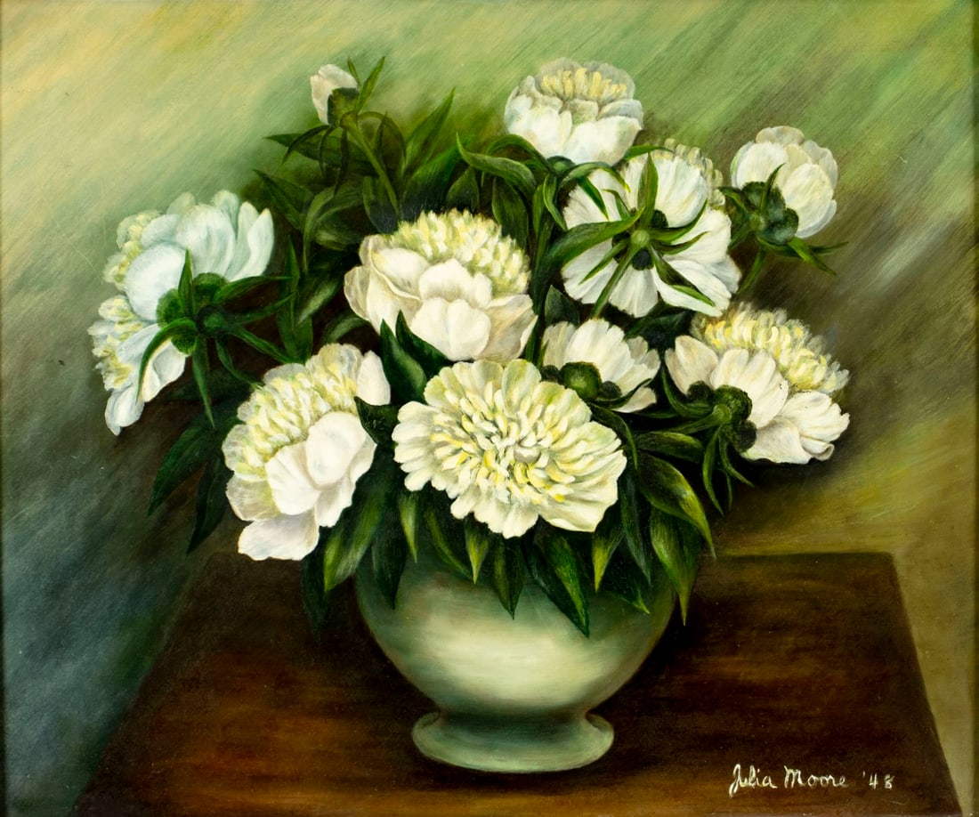 Julia Moore (US,mid 20C) oil painting (1 of 12)