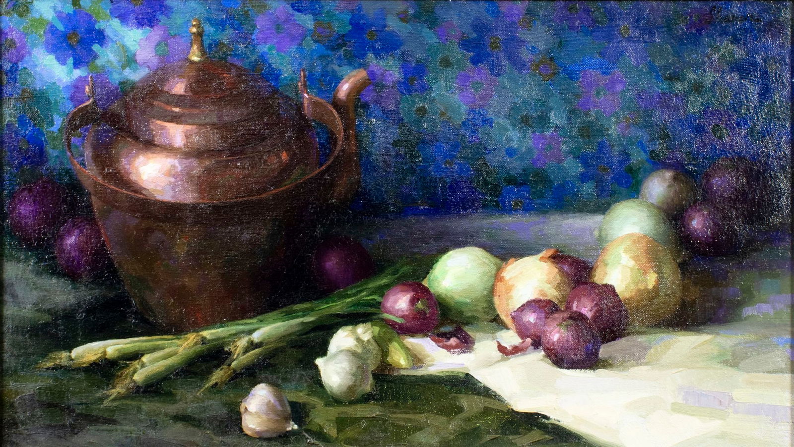 William Sharer (CA,NM,1934-?) oil painting (1 of 14)