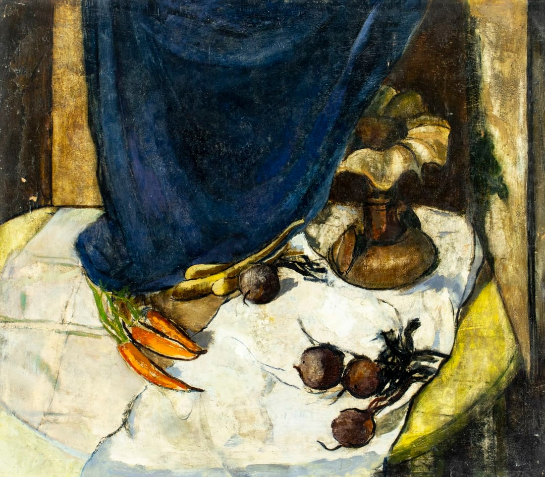 Vintage mid 20C American oil painting (1 of 11)