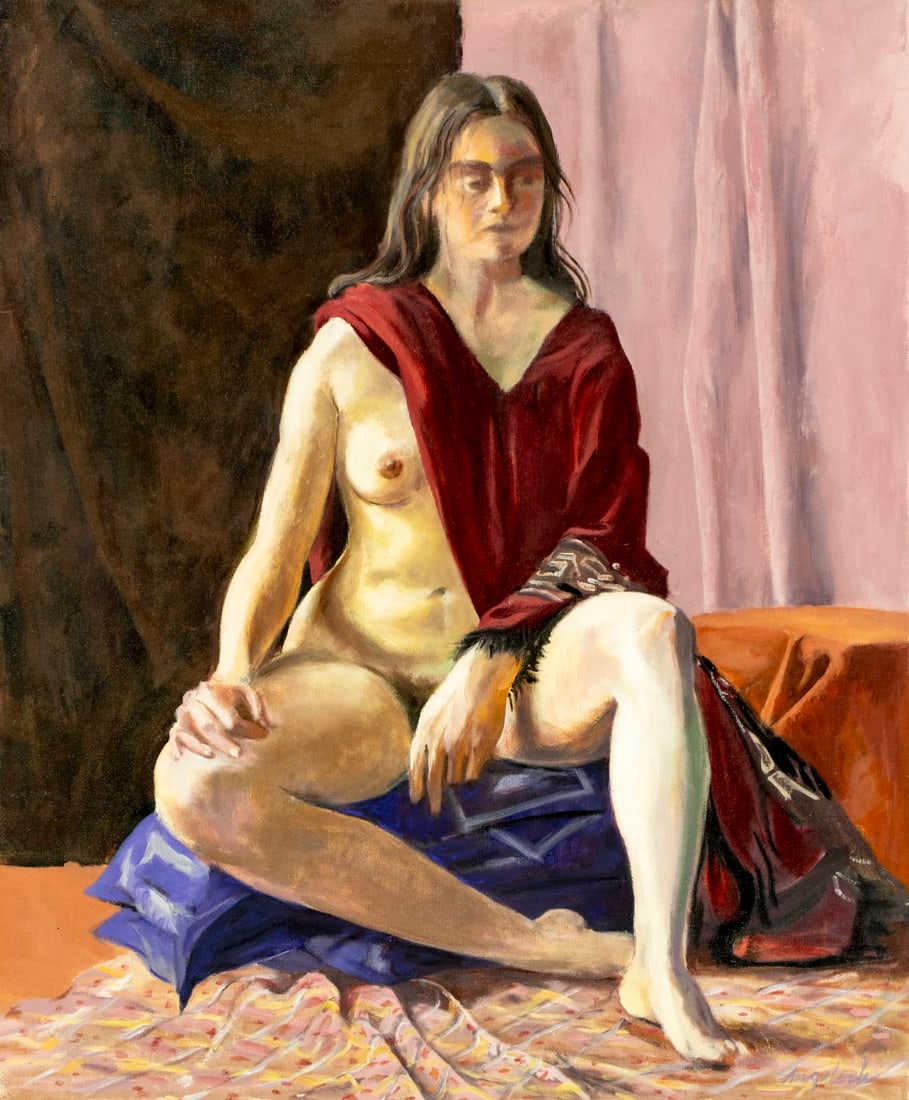 Robert Angeloch (NY,1922-2011) oil painting (1 of 12)