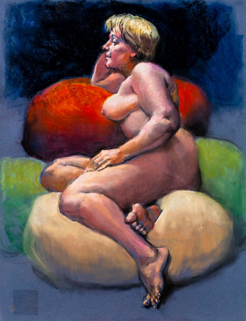 Karl Foster (PA,b 1933) pastel painting (1 of 15)