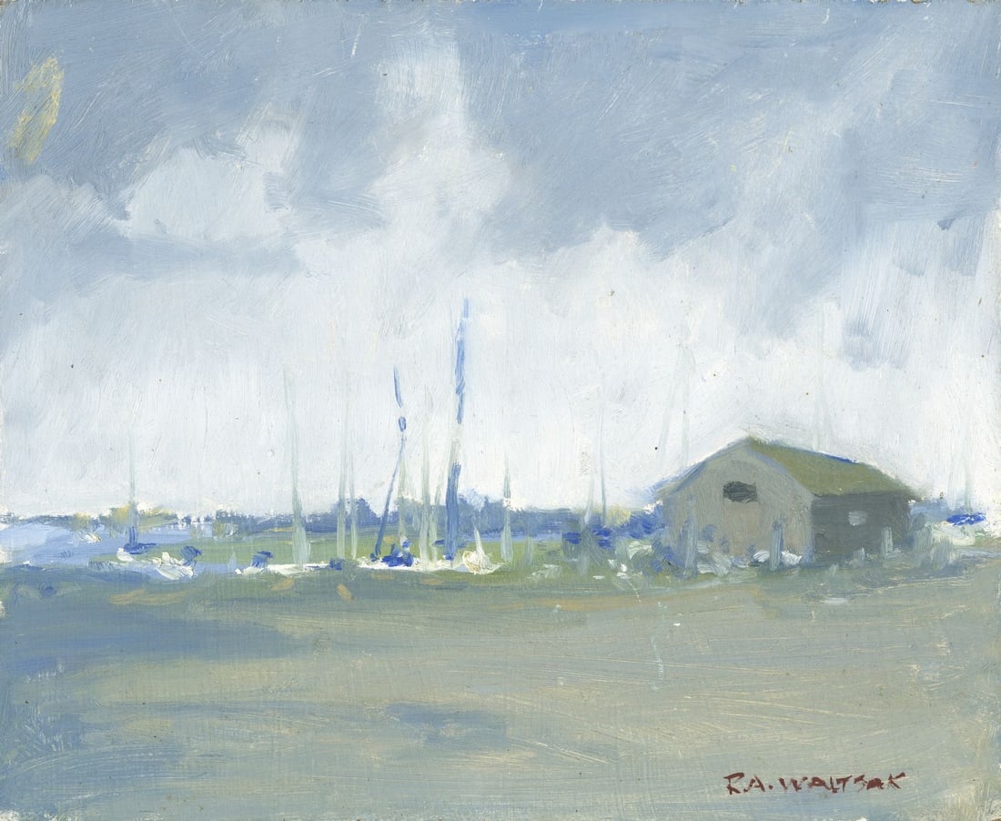 Robert Waltsak (NJ,b 1944) oil painting (1 of 13)