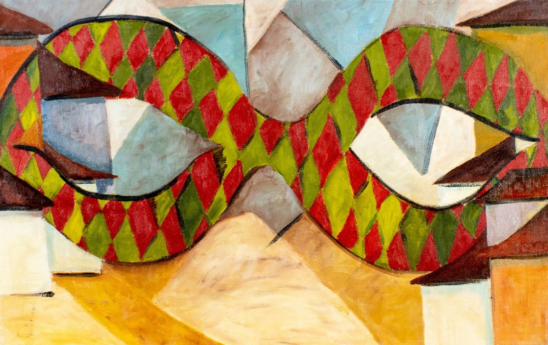 Pios Rodaman (FL,Brazil,b 1953) oil painting (1 of 12)