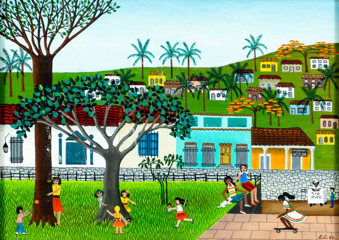 Elisabeth Liechti (Latin America,20C) oil painting (1 of 13)