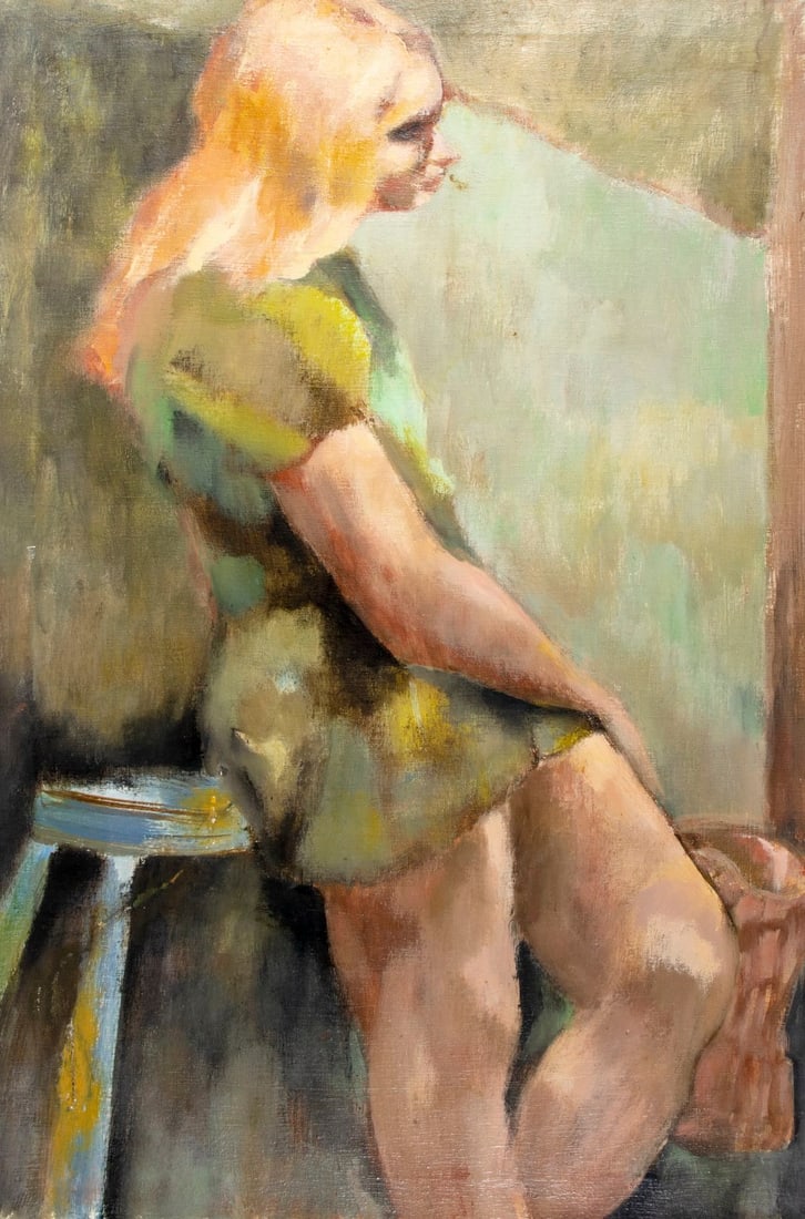 Thelma Thal (NY,1903-2001) oil painting (1 of 13)