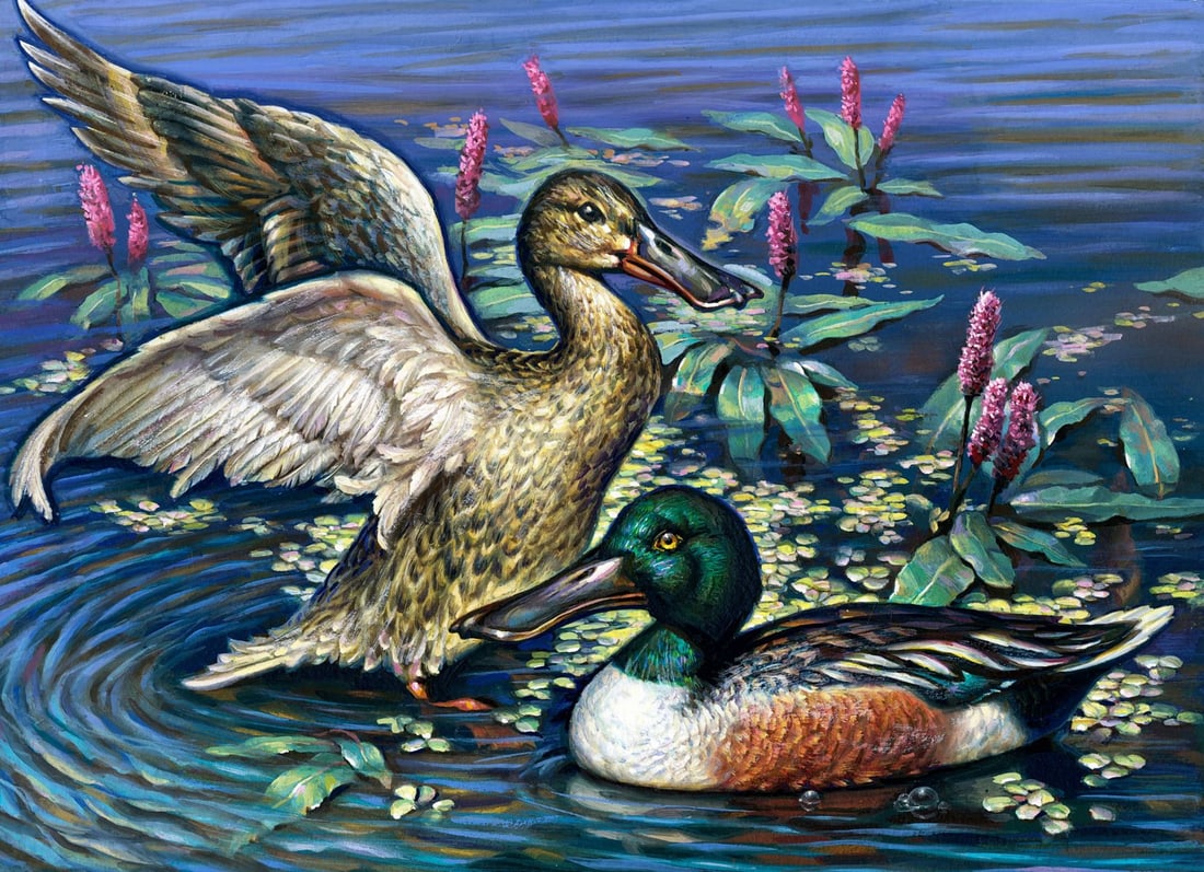 Ivan Kozlov (Russia,1937-?) gouache painting (1 of 13)