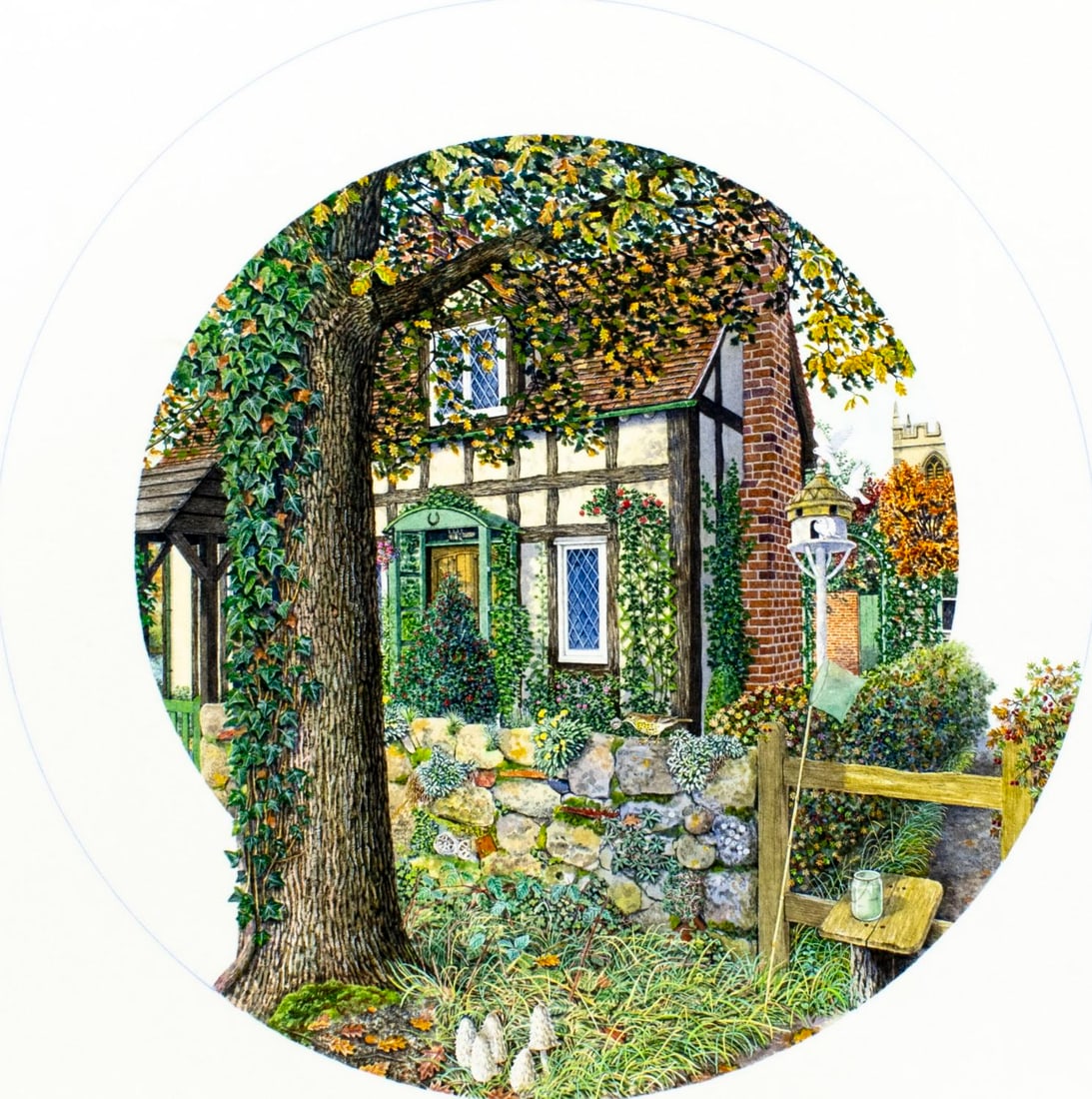 David Hurrell (US,20C) watercolor painting (1 of 14)