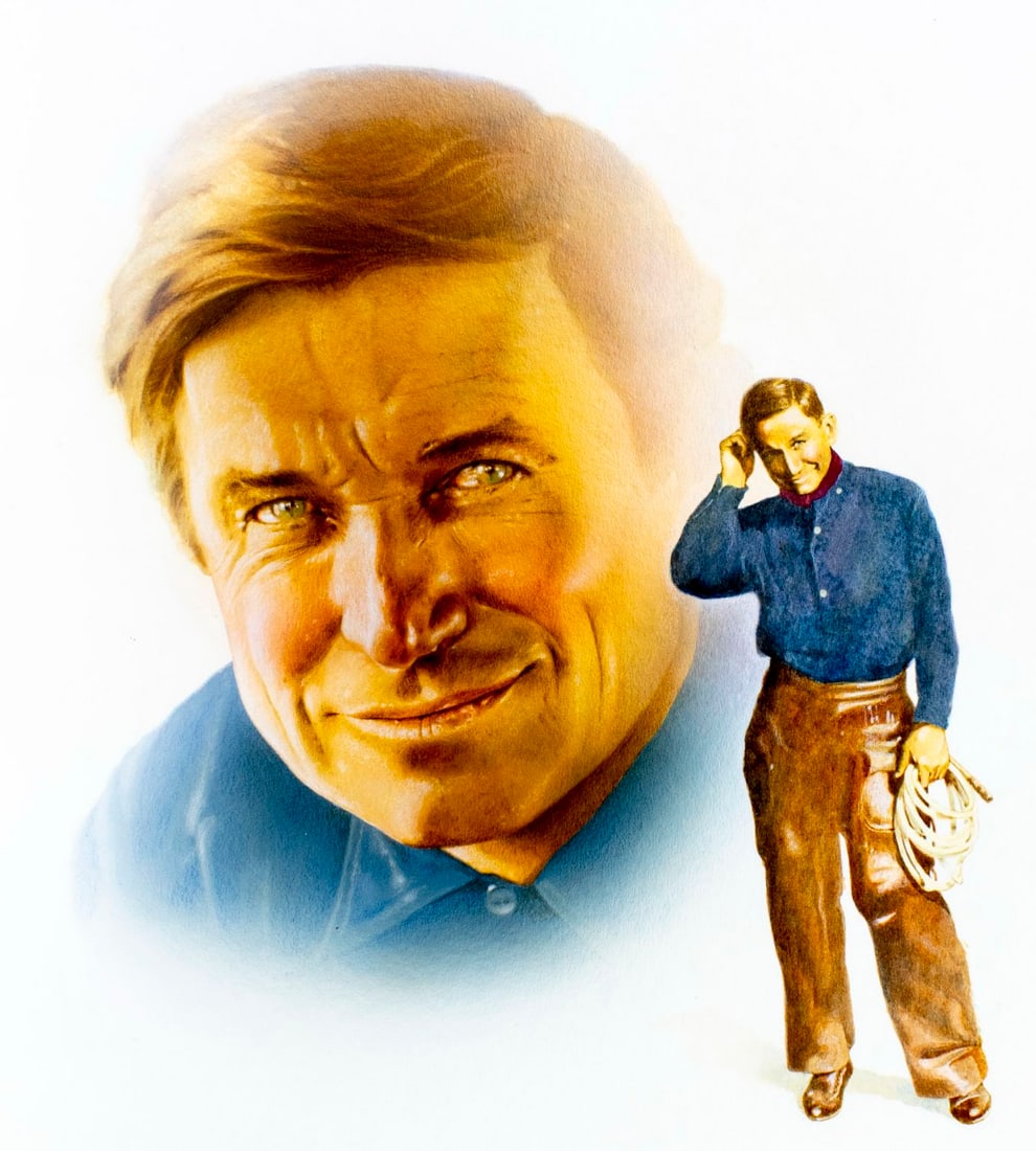 Steven Carter (US,20C) watercolor painting (1 of 13)