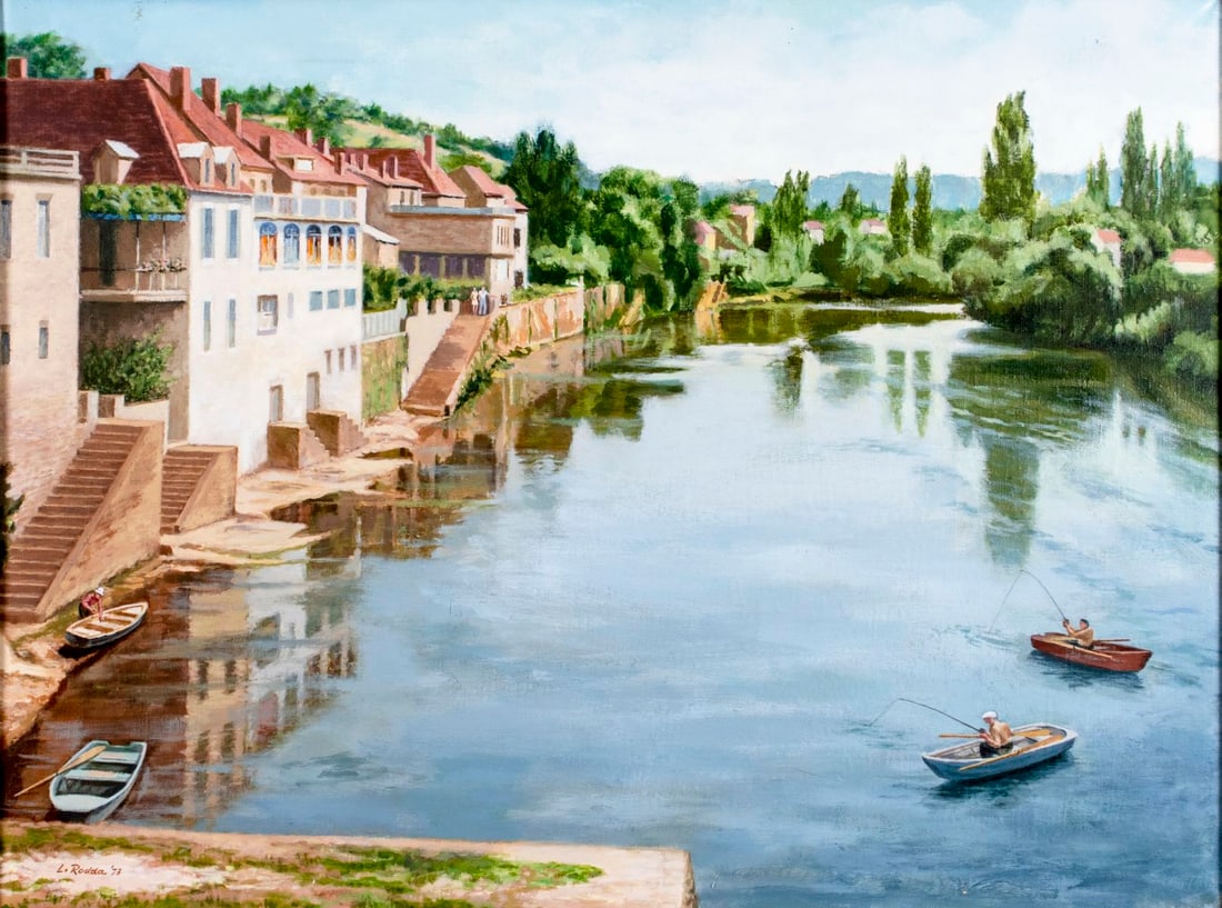 Larry Rodda (US,20C) oil painting (1 of 13)