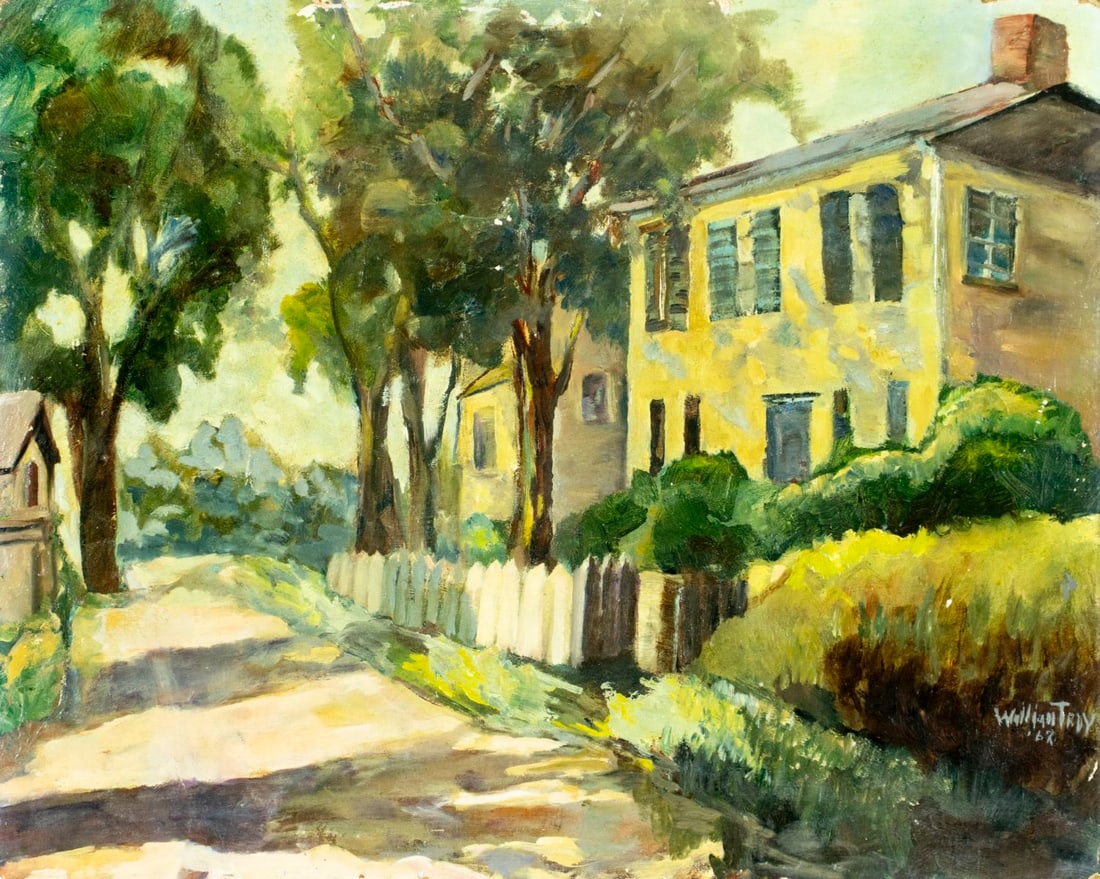 William Troy (US,mid 20C) oil painting (1 of 12)