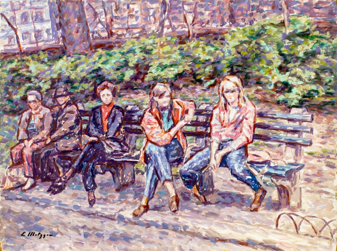 Evelyn Metzger (NY,Brazil,1911-2007) oil painting (1 of 13)