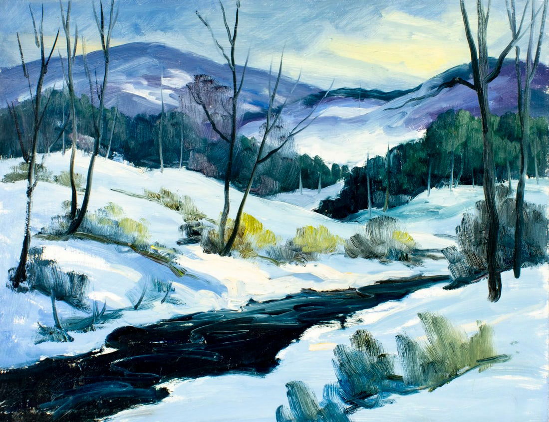 George Holloway (NJ,20C) oil painting (1 of 11)