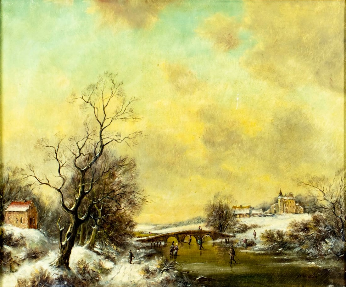 Stephen Haan (Dutch,1914-?) oil painting (1 of 13)