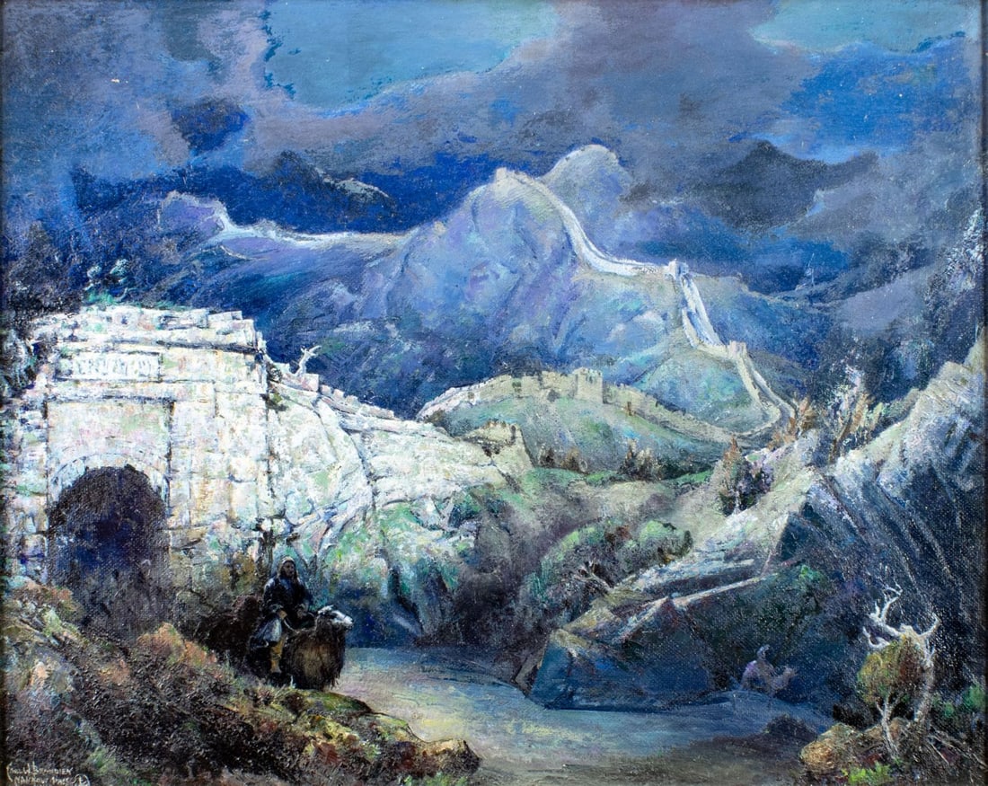 Carl Brandien (NY,1886-1965) oil painting antique (1 of 17)