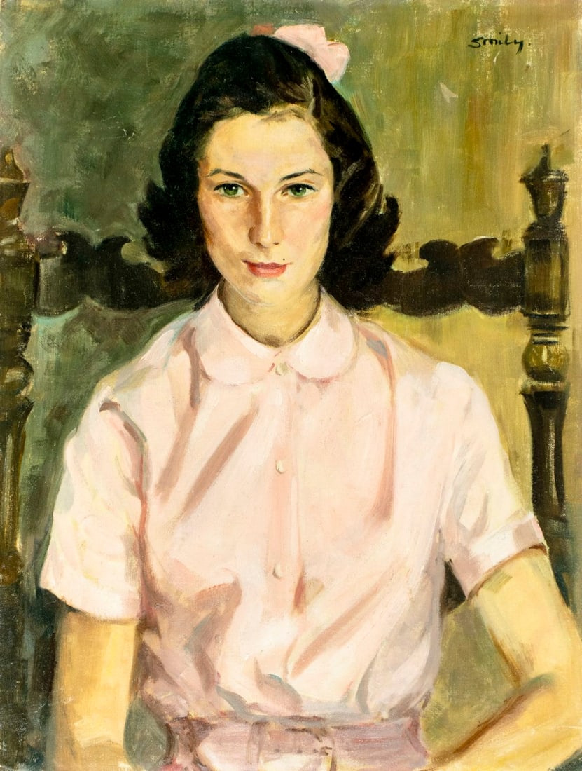 Ralph Smily (NY,CA,1916-?) oil painting (1 of 13)