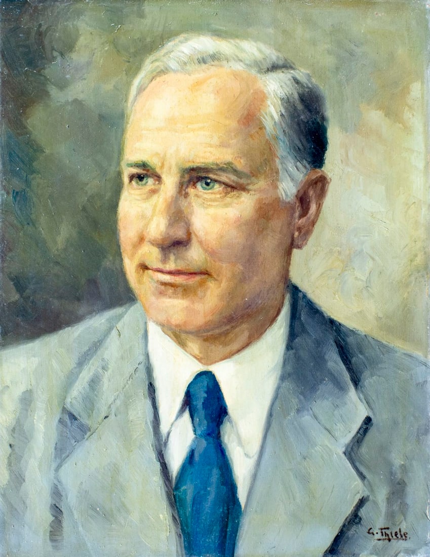 Georg Thiele (German,mid 20C) oil painting (1 of 13)