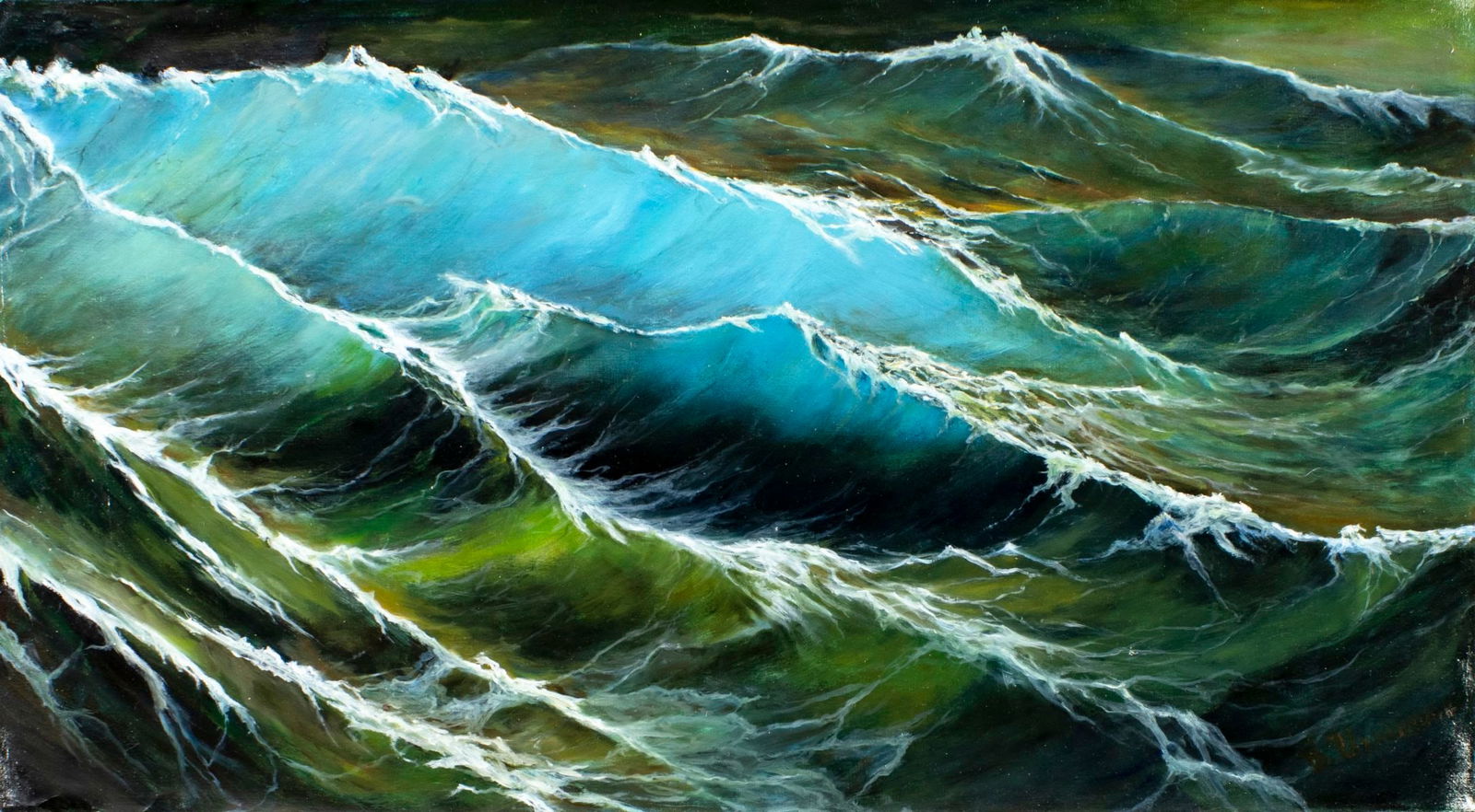 Viktor Ilyushkin (Russia,b 1946) oil painting (1 of 13)