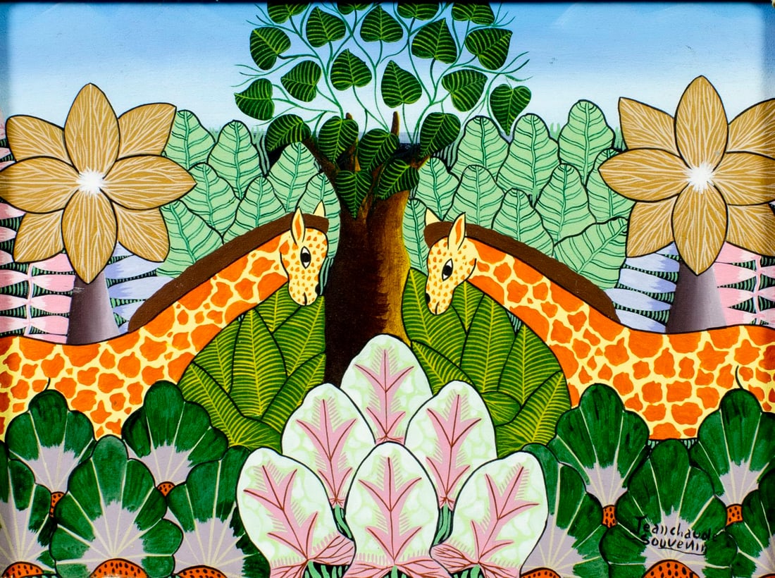 Jean Claude Souvenir (Haiti,20C) oil painting (1 of 13)