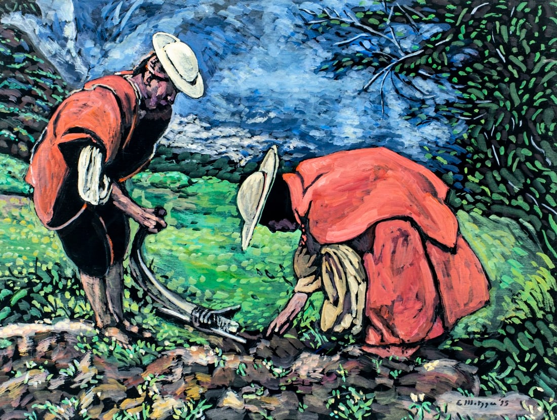 Evelyn Metzger (NY,Brazil,1911-2007) oil painting (1 of 13)