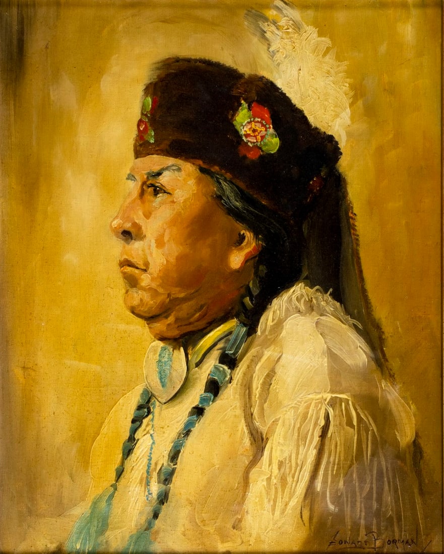 Leonard Borman (CA,Oregon,1894-1995) oil painting (1 of 12)