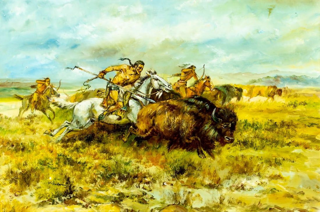 Rex Dowson (US,20C) oil painting (1 of 12)