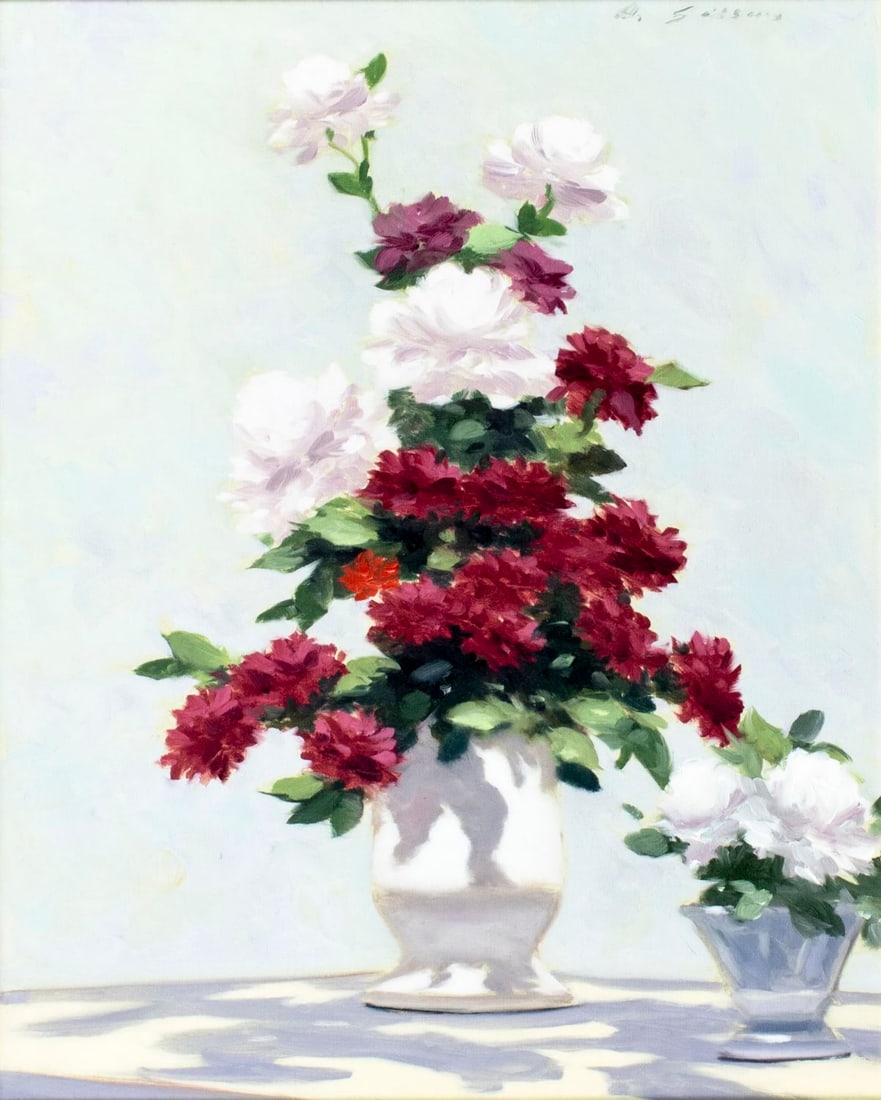 Andre Gisson (French,NY,CT,1921-2003) oil painting antique (1 of 13)