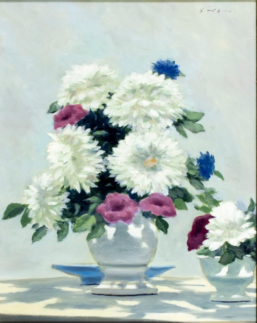 Andre Gisson (French,NY,CT,1921-2003) oil painting (1 of 14)