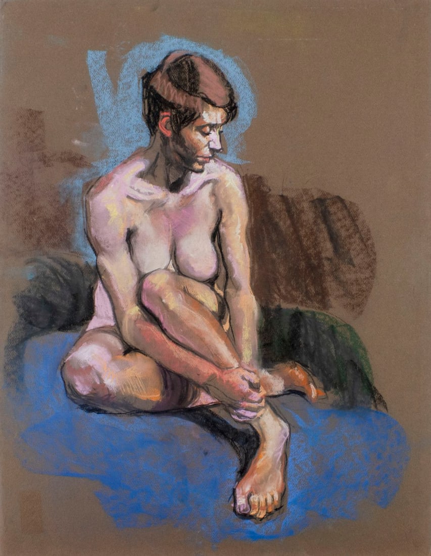 Karl Foster (PA,b 1933) pastel painting (1 of 11)