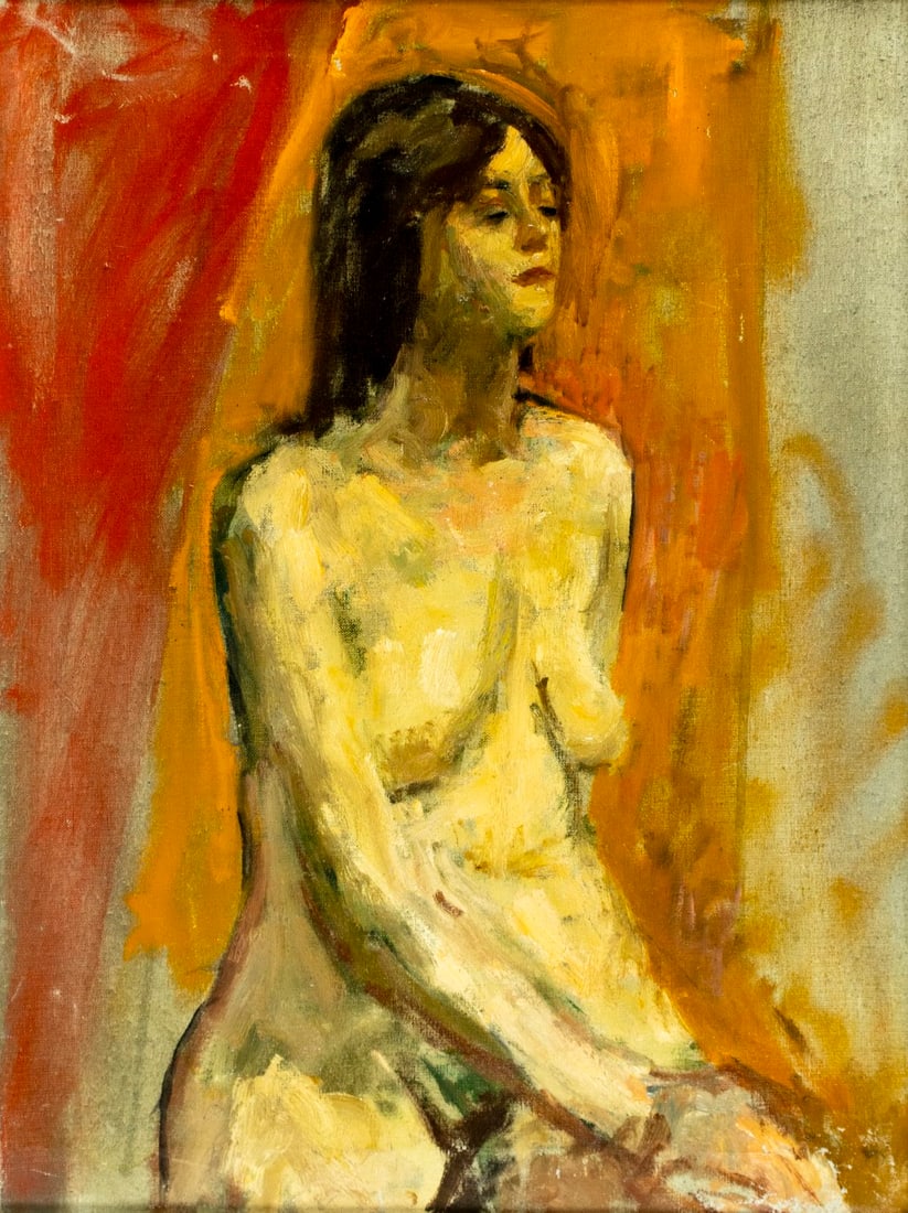 Albert Bela Bauer (Hungary,1899-1998) oil painting (1 of 14)