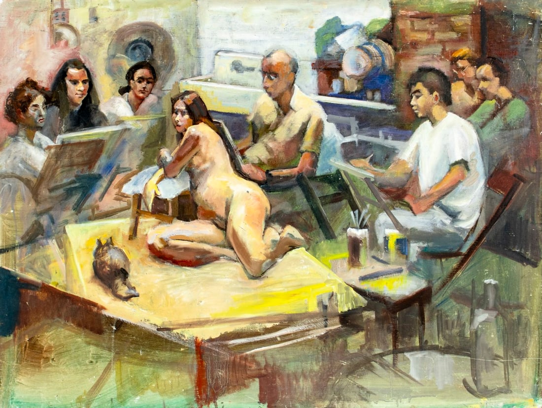 John Reilly (NY,NJ,1942-2021) oil painting (1 of 11)