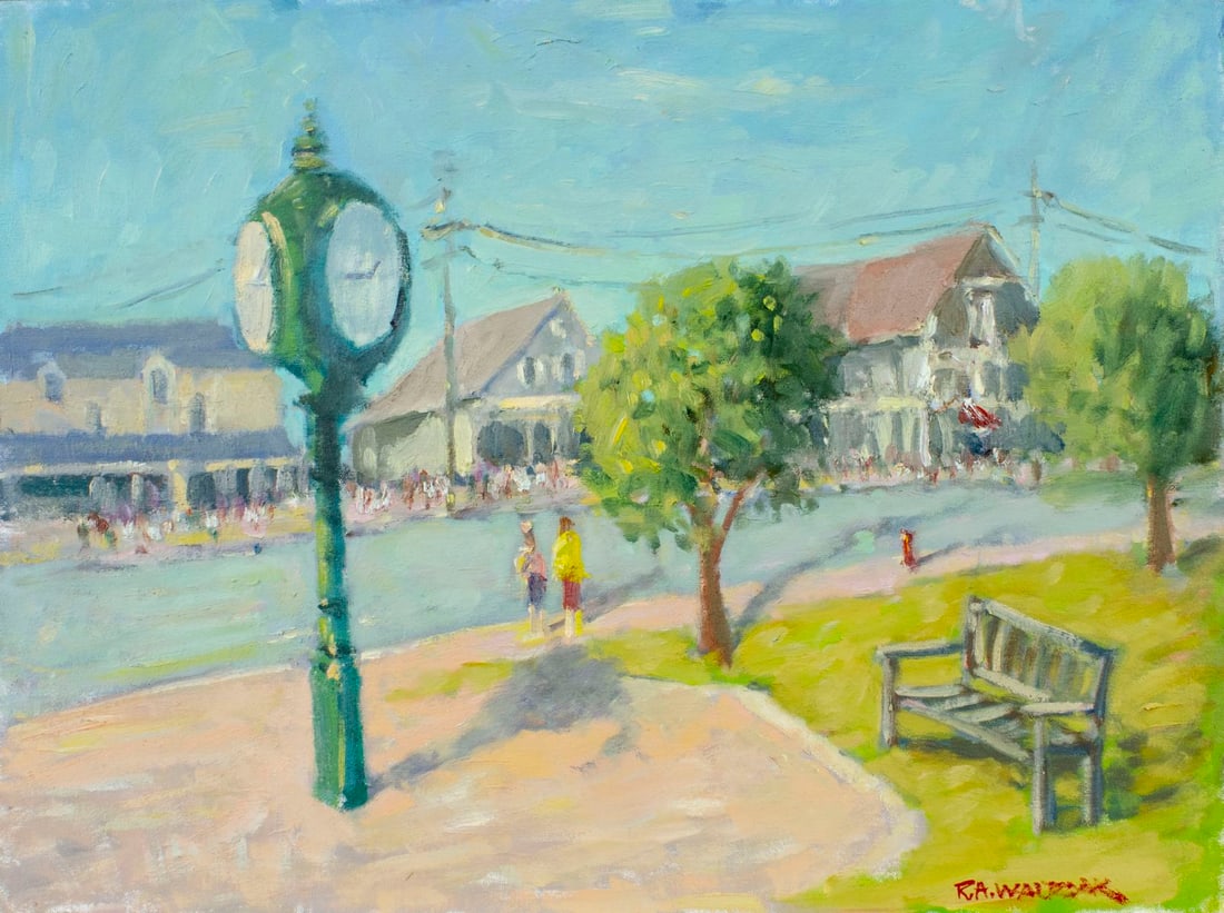 Robert Waltsak (NJ,b 1944) oil painting (1 of 13)